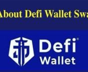DeFi Wallet is the elite solution for your AR NFT Marketplace. Swap, farm and yield assets with trust and confidence. https://defiwalletswap.com