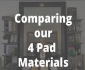 Here at Love My Bubbles we offer the largest selection of pad materials, sizes, thicknesses and colors. In this 1 minute video, our company Owner and Lead Designer, Karen Jones, gives a quick rundown of the 4 main pad materials that we use to make our Butt, Hip and Bra Padding.nnnnRelated FAQ: https://www.lovemybubbles.com/faq-silicone-vs-foam-booty-pads.shtml
