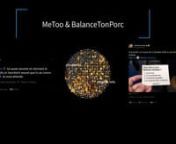 Diffusion de MeToo et BalanceTonPorc dans la Tweetosphère politique française depuis 2017. Visualization et sonification par David Chavalarias à partir des données du projet Politoscope (http://politoscope.org).