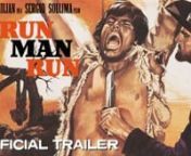 Sergio Sollima’s third (and final) western film; RUN, MAN RUN stars Tomas Milian (THE BIG GUNDOWN, DJANGO KILL… IF YOU LIVE, SHOOT!) as Cuchillo, reprising his role as the crafty knife thrower from Sollima’s earlier film, THE BIG GUNDOWN. nnAfter aiding in the escape of a fellow desperado, Cuchillo is given the location for a stash of hidden gold intended to fund the Mexican Revolution. Pursued by mercenaries, bandits, corrupt officials, an American gunslinger, and even his fiancé – Cuc