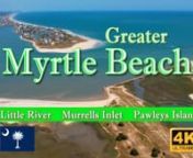 In this video we show the areas to the north and south of Myrtle Beach City Limits, Little River(3:44), Cherry Grove(8:42), North Myrtle Beach(9:54), Surfside Bch(11:35), Garden City Beach(12:40), Murrells Inlet(23:27), and Pawleys Island(19:49).nnFor Licensing or Stock Footage of this video of Greater Myrtle Beach contact Info@TampaAerialMedia.com. nn-Below are items we used to create this video.By purchasing with these links, it helps us to pay for the expenses of filming these videos.nn1.Ti