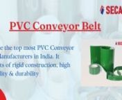 The experts of DKT Engineering Enterprises provide the latest video on PVC Conveyor Belt, PU Conveyor Belt, and PU Timing Belt. This video provides you with complete information about it. Watch Now!!nnAddress: Shop No. D2/09, Haware Green Park, Sahjeevan CHS, Plot No.15, Sector 22, Kamothe, Navi Mumbai - 410209nPhone number: +91 - 9167662789, 77387 30007nEmail : care@dktee.comnWebsite: https://www.dktee.com/pvc-conveyor-belt/