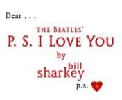 P.S. I Love You (Beatles, The, 1962/1964). Live cover performance by Bill Sharkey, Home Studio, Hawaii Kai, HI. 2022-06-12.