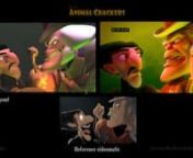 PLEASE READ:nThis is a comparison clip showing the process we went through to create this spectacular and fun sequence for Netflix&#39;s animated movie