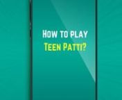 India&#39;s most popular live casino game, Teen Patti is now on AE Casino platform! Check out this video to learn more about Teen Patti on Baji!nClick here (https://prelink.co/ytinr) to claim your bonus now!