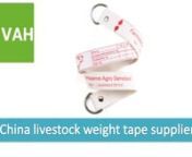 Animal weightband scale measure tape for cattle pigsn1. Animal weight Tape is a thick, durable, vinyl coated fiberglass tape that accurately estimates the weight of pigs or cattles in pounds or kilograms.n2. Eco-friendly PVC plastic tape can pass Europe and the United States ROHS,En-71 and 6P (without phthalate) environmental testing, PE plastic tape measure especailly fit Japanese market with more stringent environmental requirements.n3. Automatically retractable measure tape by pushing the but