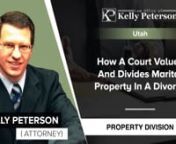 https://www.kmpetersonlaw.net/nnLaw Office of Kelly Petersonn333 W 2230 N, Suite 319nProvo, UT 84604nUnited Statesn(801) 616-3301nnGenerally, the court will value marital property as of the date of the trial, unless the parties agree to a different valuation date. Many people desire the court to use the date of separation as the date by which property is valued, but typically a court will use a date closer to the time of the actual divorce or trial. That said, the parties are free to reach agree