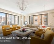 View the listing here: https://www.compass.com/listing/1007206300348139857/viewnnStunning, sun filled, corner, split two bedroom, two bath plus powder room Condominium in the ideal Upper East Side location. This home has been meticulously decorated by highly acclaimed NYC Interior designer Robin Baron (robinbarondesign.com). Enter into a gracious foyer with a large, customized walk-in closet. The well-proportioned living room is lined with both west and north-facing windows. The exquisite, windo