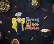 Hareem Desi Kitchen-Logo Intro from desi kitchen