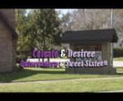 Celeste &amp; Desiree Sweet 16 and Quinceañera - church intro (entrance)nnThis video was edited as part of a DVD production for Celeste &amp; Desiree&#39;s family&#39;s personal use. It contains footage from their Sweet 16 and Quinceañera.nnSong is