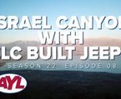 (0:00), (10:35), (25:46)nIsrael Canyon with SLC Built Jeeps: On this week&#39;s episode, Scott Huntsman is going for a short ride up Israel Canyon with SLC Built Jeeps, a local club that loves to ride and visit during their regular outings. They’re doing an easy local trail that starts from Saratoga Springs and climbs up to the radio towers which give you incredible views of the whole valley. Check out the SLC Built Jeeps Facebook page for more info on rides, and how to join. nn(4:51)nHiking Breck