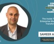 Navigating the challenges of unifying messaging and adopting data-driven marketing processes is especially complex for large enterprises. Reckitt, the parent company behind renowned brands like Lysol, Clearasil, Woolite, and Enfamil, confronted these obstacles when recognizing the need to shift from traditional to digital marketing practices. In this episode of Content Disrupted, Sameer Amin, Reckitt&#39;s Global Director of Data-Driven Marketing and Media, offers a behind-the-scenes look at the bra