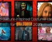 Halloween is just a week away. If you haven’t picked a costume yet, check out these celeb and entertainment-inspired costumes. nnIf you want something scary, go for Jigsaw, M3GAN, or Antler Queen from Yellowjackets. For something fun or different, dress up as Ariel from The Little Mermaid, Indiana Jones, Rihanna, Ted Lasso, or an actor on strike. nnAnd lastly, for couples, there’s Barbie and Ken, Taylor and Travis, or Elvis and Priscilla.