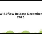 WISEflow Release December 2023 from marking rubric