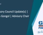 Advisory Council Update By: Brian Gongol from gongol