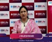 Rajeshwari(How has your journey been with SBI Life after becoming a Life Mitra) (1) from sbi