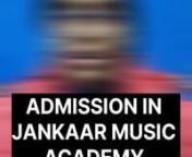 LEARN, BUILD SKILLS, AND GROW nnGET YOURSELF ENROLLED IN nJANKAAR MUSIC ACADEMY nLEARN :nVOCAL -CLASSICAL /LIGHT nDANCE - KATHAK/BOLLYWOOD/ HIP HOPnINSTRUMENTAL- GUITAR/UKELELE/TABLA/HARMONIUM/KEYBOARDnnTO TAKE ADMISSION:nSTEP 1: CONTACT US (DM/CALL/EMAIL)nSTEP2 : TAKE YOUR DEMO CLASSES nSTEP3 : FILL OUR ADMISSION FORMnSTEP4 : KNOW YOUR TIMINGS AND DAYS nAND START YOUR MUSICAL JOURNEY �