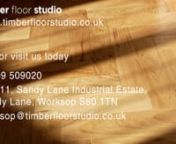 Timber Floor Studio will transform your home with our professional floor installation service. Once you have picked the flooring, we will come to your home or business and work our magic. Don’t believe us? Take a listen to what this repeat customer has to say about us.nnCall or visit one of our showrooms in Worksop, Chesterfield, or Doncaster.nnSee you soon!nnwww.timberfloorstudio.co.uknn01909 509020 Unit 11, Sandy Lane Industrial Estate, Sandy Lane, Worksop S80 1TN worksop@timberfloorstudio.c