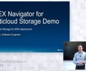 A hands-on look at the capabilities of Dell Navigator for Multicloud Storage and Dell APEX Block Storage for AWS with a focus on operational aspects as well as resiliency and security for multicloud infrastructure.nnChad Gray, Product Owner at Dell Technologies, presented a demonstration of the APEX Navigator for Multicloud Storage and Dell APEX Block Storage for AWS. He focused on how APEX Navigator simplifies storage management in AWS, emphasizing security, deployment, management, monitoring,