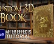 (Updated August 2021!) This tutorial shows you how to make a custom book animation in Adobe After Effects, using one of the