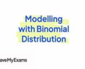Everything you need to know to answer exam questions on Modelling with Binomial Distribution! Check out the full video at https://www.savemyexams.co.uk/dp/maths/