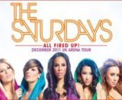 I was recently asked by a friend at a production company to edit together and make some graphics for a tour promo for &#39;The Saturdays&#39; upcoming &#39;All Fired Up&#39; arena tour.nnI was sent the interview footage, some of their music videos, the tour graphics and the promo script and had the job of going through the footage, editing it all together, colouring it, adding cutaways from the music videos, adding music underneath and of course coming up with a nice graphics intro and some graphics through the