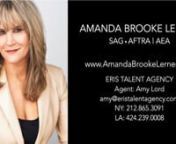 www.AmandaBrookeLerner.comnnActor/Director/CoachnnAmanda Brooke Lerner is a multiple-award-winning actress with over 50 indie films and TV credits that include Power (Starz, opposite Omari Hardwick), Awkwafina Is Nora From Queens (Comedy Central, opposite B.D. Wong), Mac &amp; Cheese (opposite 2x Emmy Winner Julia Garner), Murt Ramirez Wants To Kick My Ass (opposite John D’Leo), and the upcoming feature Brooklyn with Francesca Scorcese and Margaret Cho.nnAwards include: Winner Best Actress: Th