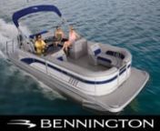 Going well beyond premium both inside and out, the L Line offers many of our most popular models loaded with standards. Get More Info: https://www.BenningtonMarine.comnnOur L Series offers a step up from the SX with the L line. A clean, bold profile with 4 large louvers in the bow, a brushed silver rail logo, and color-matched docking lights.nnThe L line comes standard with a horizontal diamond furniture pattern and a large lumbar pocket. This space is a convenient place perfect for quickly stow