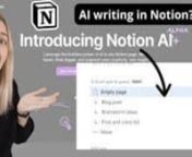 Notion is a note-taking app, and it now has AI features that will write text for you. Anyone can use this feature, but you will eventually have to pay for it. The company is pitching the feature as a though partner or buddy. Is this something that will be useful, and did I write this article using Notion? I&#39;ll tell you at the end.nnNote-Taking Apps nA note-taking app is useful for quickly getting text down, so you don&#39;t forget it. They have evolved over time to have tabs and dates and a variety