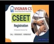 Dear Student,nn�VIGNAN CS (Professional Academy Exclusively for Company Secretary coaching), number 1️⃣ coaching Institute for CS, giving coaching for the past �15 years; [CSEET, CS Executive - Offline classes &amp; Online classes available, new batches are starting].nn�36th batch of CS coaching (CSEET, Executive, Final) classes are starting from Jan 2023 for June &amp; Dec exams, ADMISSIONS are started.nnTCS (TATA Consultancy Services) &amp; VIGNAN CS:nNow TCS (Tata Consultancy Serv