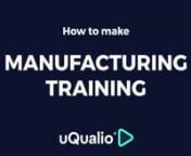 In the dynamic landscape of manufacturing, ensuring your workforce is skilled and up-to-date is crucial for success. Introducing uQualio Video4Learning, the ultimate video eLearning platform to streamline your training process! nnWith uQualio Video4Learning, you can leverage your own videos to craft comprehensive training courses in minutes. Whether it&#39;s onboarding new employees, enhancing technical skills, or ensuring safety compliance, the uQualio video eLearning platform has you covered! nnHe