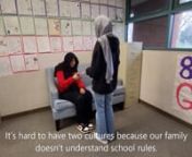 The video is about a girl who is facing many challenges of having two cultures.For example, she is worried about girls&#39; rights and freedoms back home in Afghanistan.It is also challenging to understand her teachers in English.We give advice about how to help a friend that is feeling sad or stressed.