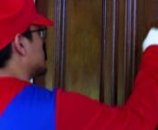 Mario goes to pick up Princess Peach at her