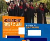 Indian Scholarship Fund Scheme means a scholarship to provide financial assistance to distance learners belonging to SC/ST/OBC/Economically Weaker General category. This is a special scholarship opportunity for students who are pursuing their first year of Bachelor&#39;s or Master&#39;s program in Diploma, Engineering, Medical, Post Graduate, or Geophysics/Geology certificate course up to Ph.D. The scholarship amount is Rs. 2 lakh. It is deposited in the wallet account for 5 years.nThere are many studen