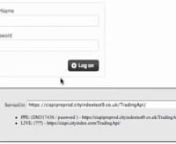 CIAPI.Js Authentication widget error messages examples from error messages examples
