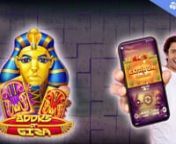 Platipus Gaming created Books of Giza, an online slot game featuring a traditional 5 rows, 3 reels structure. The game features the
