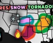 A major cross-country storm system is about unleash heavy snows in the Colorado Front Range, fire weather in the southern Plains and the risk of a few tornadoes around Kansas City and the Midwest. MyRadar meteorologist Matthew Cappucci times out the next BIG storm.