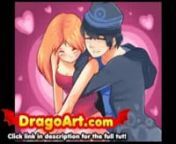 Learn how to draw a cute boy and girl in love with this easy step by step tutorial! Get the full lesson for free here! : http://www.dragoart.com/tuts/7004/1/1/how-to-draw-a-boy-and-girl.htm