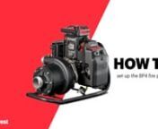 A step by step guide on how to start operating with the Black Panther 4 portable fire pump. Learn some tips to get the most out of your equipment avoiding any cavitation.