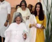 Aishwarya Rai Bachchan’s THIS sweet gesture for her mother-in-law Jaya Bachchan depicts an ideal SAAS-BAHU ka rishta; Watch the throwback video. Aishwarya Rai Bachchan along with her mother-in-law Jaya Bachchan attended a prayer meet a few years ago. After offering their condolences, the Bachchan bahu escorted her saas to the car. And before Jaya Ji left, they both shared a warm hug. The beauty queen waited for a while until the car left and then only did she proceed towards her car. The gestu