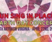 Join ARTivism Virginia and the SUN SiNG Collective on #EarthDay2021 at 7PM Eastern for one hour of music, spoken word, and action opportunities as we stay connected in resistance to new fossil fuel infrastructure, united in our fights for environmental justice, and in together in solidarity for a livable future! nnn------- SPECIAL GUESTS for April 22nd, 2021 -------nn*Høly River*nhttp://www.holyrivermusic.comnn*Jason Crazy Bear Campos-Keck*nn*Kay Ferguson*nnn------- ACTION ALERT -------nnSign u
