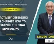https://ctduiattorney.com/nnSteven A. Tomeo &amp; Associates, LLC.nNEW LONDONn165 State Street, Suite 505nNew London, CT 06320nUnited States n(860) 447-3690nnPOMFRET CENTERn29 Kearney RoadnPomfret Center, CT 06259nUnited Statesn(860) 963-7441nnNORWICHn121 BroadwaynNorwich, CT 06360nUnited Statesn(860) 823-1291nnOver the years you develop a sense of what will help and hurt your client at sentencing. The sentencing is not like what you see on TV or read about in books. When I first started practic
