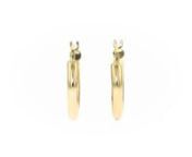 https://www.ross-simons.com/673080.htmlnnThese 2.5mm 14kt yellow gold hoop earrings are an essential part of any classic jewelry wardrobe! Wear them with anything from your favorite evening gown to jeans and a sweater. Hanging length is 1/2. Snap-bar, 14kt yellow gold hoop earrings.