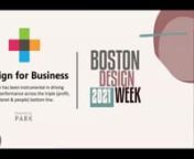 Design for Business: how world-leading companies maximize Design nnAs presented for Boston Design Week 2021 on April 28 @4:00pm nby Jay Peters and Stephan ClambanevannDesign can add a great deal of value, but only when it is led and managed well. For over 20 years, PARK has been transforming organizations by increasing the impact of design through effective leadership &amp; efficient management and creating centers of excellence. Their work has helped increase revenue, decrease costs, increase