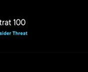 100-2 Online Cybersecurity Analytics - Strat Video #29 (Insider Threat) from insider threat