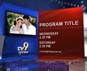 TV9 Gujarati Channel ID - Promo End from tv9