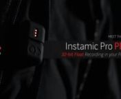 When we first launched Instamic we wanted to introduce a new approach to portable audio recording. Wearable, Wireless, Waterproof. nnThanks to our Indiegogo backers, we have been able to empower sound designers, videographers, musicians to capture meaningful sound in an easy and fun fashion.nnInstamic Pro Plus incorporates all that energy and new features that we are excited to share today! nn32-bit Float Recording delivers ultra-high-dynamic-range that gives you incredible versatility in post-p