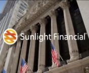 The New York Stock Exchange welcomes executives and guests of Sunlight Financial Holdings Inc. (NYSE: SUNL) in celebration of its listing. To honor the occasion, Matt Potere, CEO, will ring The Closing Bell®.