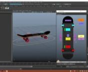 Free download: https://davidblam.gumroad.com/simpleSkateboardnnSimple skateboard rig with multiple offsets, lean, pop, and spin controls. Constraint/offset setup for characters&#39; feet. Basic Viewport 2.0 textures w/ cut UVs for customization.nnTested w/ Maya 2018-2020, but likely compatible with previous and more recent versions.nnAnimSchool picker file included.nn