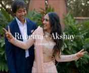Wedding Film for Rubeina and Akshay nPhoto: @niza_photonMUA: @hairgaragebynatasha